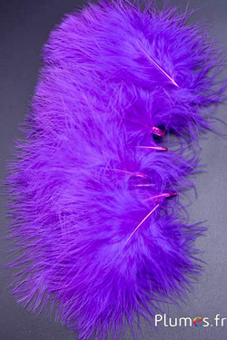 Pute Marabout - 8-12 cm - lila